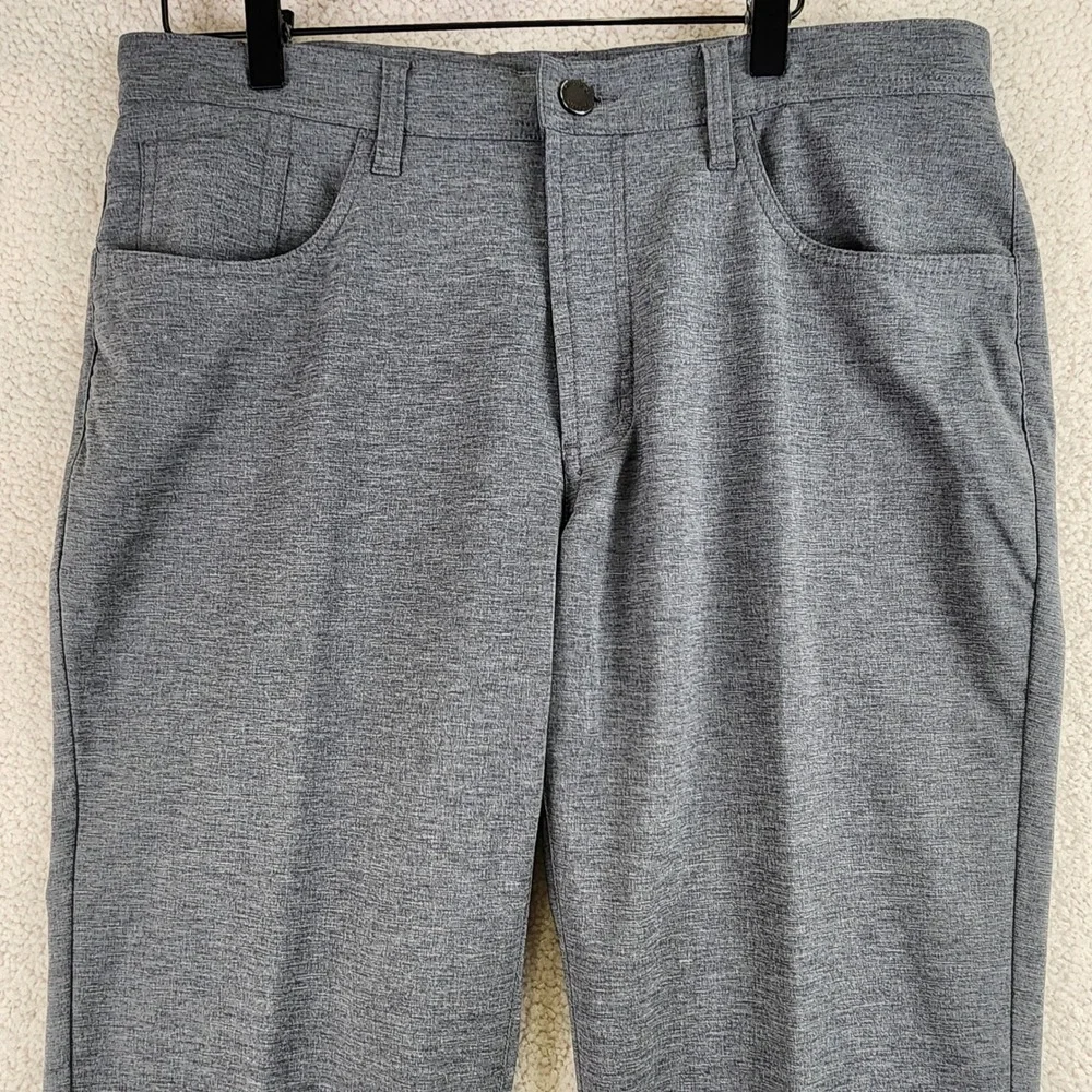 Dunning Everbest Performance Golf Pants Mens‎ 33 Grey Heather DN800840 Stretch